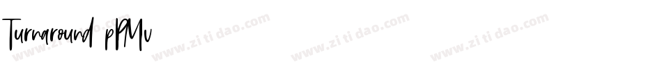 Turnaround-pPMv字体转换