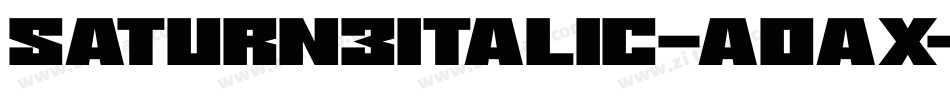Saturn3Italic-a0ax字体转换