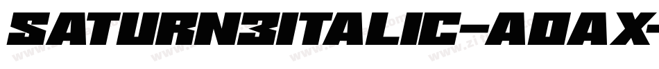 Saturn3Italic-a0ax字体转换