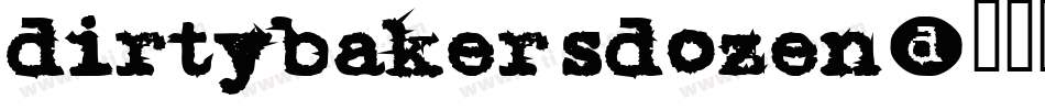 DirtyBakersDozen字体转换