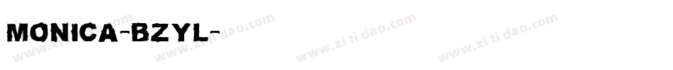 Monica-BZyl字体转换