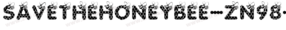 SaveTheHoneybee-Zn98字体转换