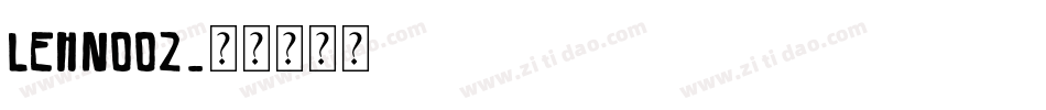 LEHN002字体转换