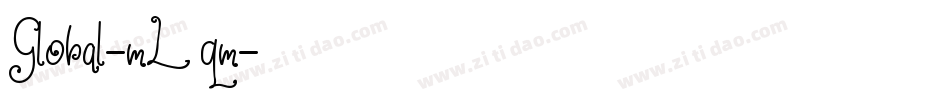 Global-mL1qm字体转换