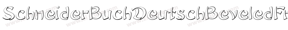 SchneiderBuchDeutschBeveledFree-jYJv字体转换