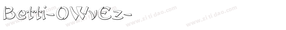 Betti-0WvEz字体转换