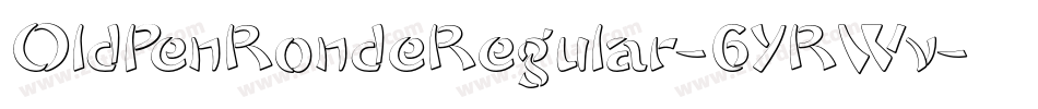 OldPenRondeRegular-6YRWv字体转换