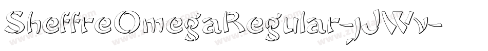 SheffreOmegaRegular-jJWv字体转换