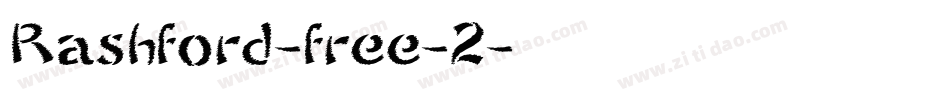 Rashford-free-2字体转换