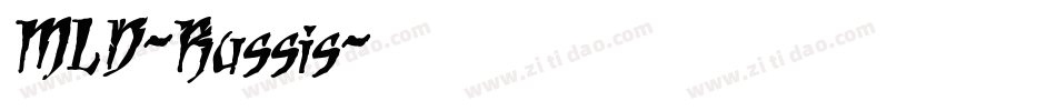 MLD-Russis字体转换