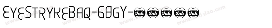 EyeStrykeBaq-68gY字体转换