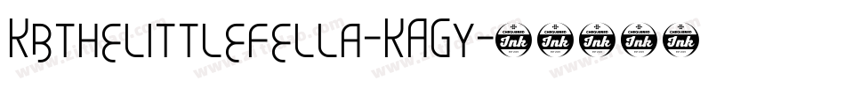 Kbthelittlefella-KAGy字体转换
