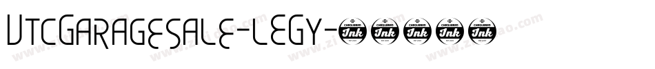 VtcGaragesale-lEGy字体转换 VtcGaragesale-lEGy字体转换
