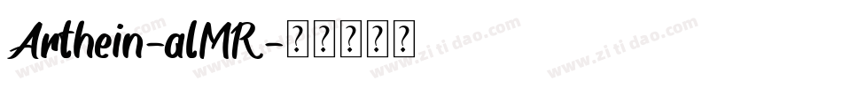 Arthein-alMR字体转换