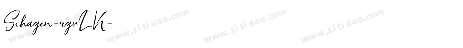 Schagen-rgvLK字体转换