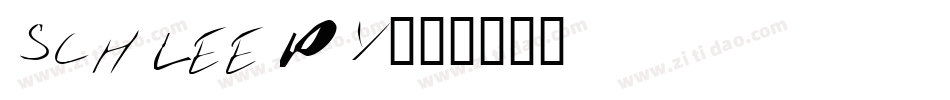 Schleepy字体转换