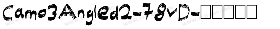 Camo3Angled2-78vD字体转换