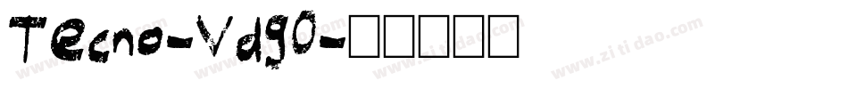 Tecno-Vd90字体转换