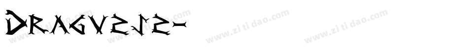 Dragv2s2字体转换