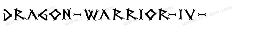 dragon-warrior-iv字体转换