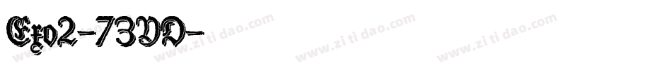 Exo2-73YD字体转换