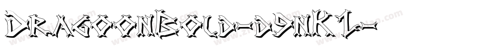 DragoonBold-d9nKZ字体转换