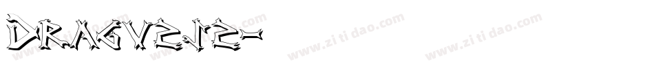 Dragv2s2字体转换