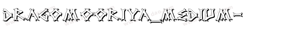 dragomooriya_medium字体转换