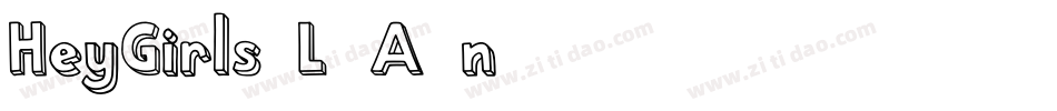 HeyGirls-L3A9n字体转换