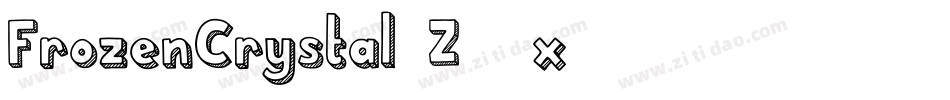 FrozenCrystal-Z34x字体转换