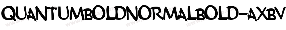 QuantumBoldNormalBold-axBvK字体转换