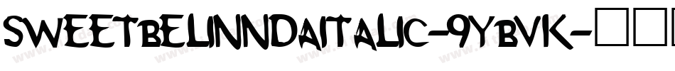 SweetBelinndaItalic-9YBvK字体转换