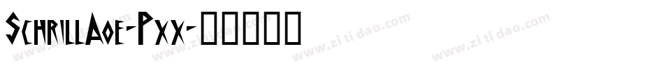 SchrillAoe-Pxx字体转换