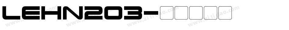 LEHN203字体转换