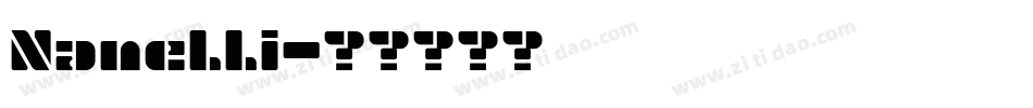 Nanelli字体转换