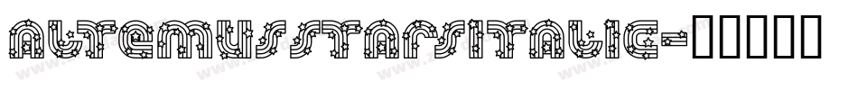 AltemusStarsItalic字体转换