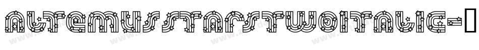 AltemusStarsTwoItalic字体转换
