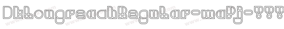 DkLongreachRegular-maPj字体转换