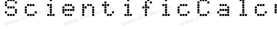 ScientificCalculatorLcdRegular-Kn7X字体转换
