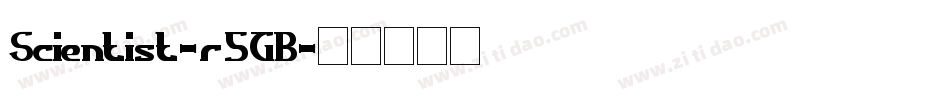 Scientist-r5GB字体转换