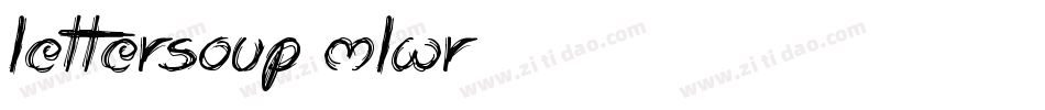 Lettersoup-MLWr字体转换