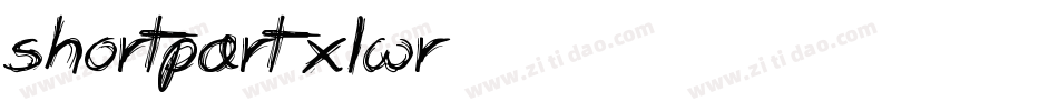 Shortpart-xLWr字体转换 Shortpart-xLWr字体转换