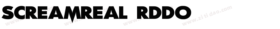 Screamreal-rDDO字体转换