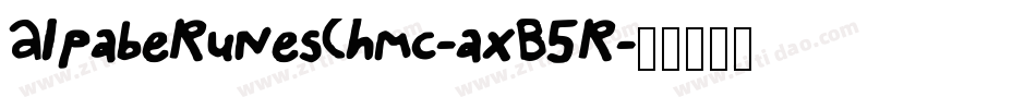 AlpabeRunesChmc-axB5R字体转换