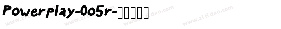 Powerplay-0o5r字体转换