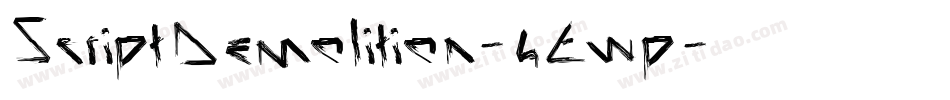 ScriptDemolition-4Ewp字体转换