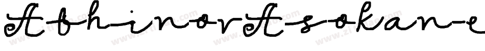 AbhinovAsokan-eXOx字体转换