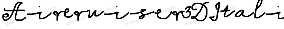 Aircruiser3DItalic-BMOx字体转换