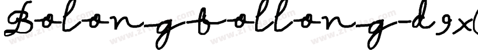 Bolongbollong-d9xOx字体转换