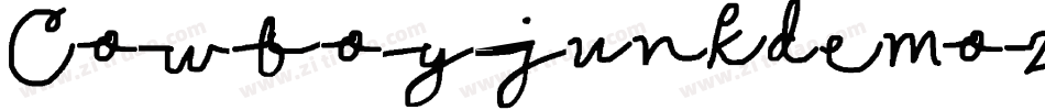 Cowboyjunkdemo-25OX字体转换 Cowboyjunkdemo-25OX字体转换